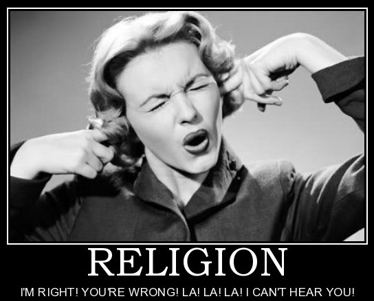 WHY DO SOME PEOPLE CHOOSE TO IGNORE RELIGION