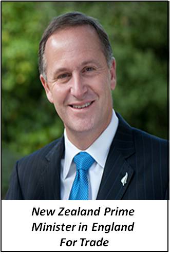 New Zealand PM Sir John Key