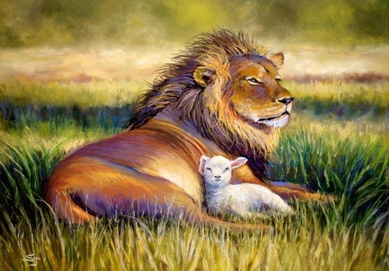 The Lion and the Lamb shall lie down together
