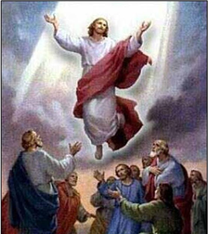 Christ ascending into heaven