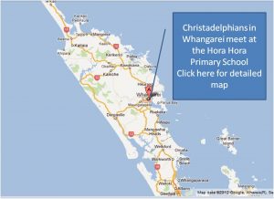 Whangarei Meeting Map