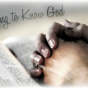 Getting to know God