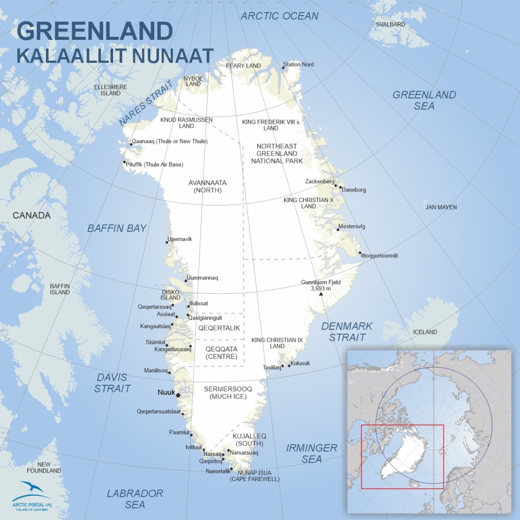 Greenland Map