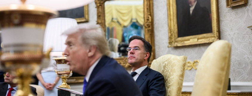 Trump to pull out of NATO - True Bible Teaching President Donald Trump with Mark Rutte is the Secretary General of NATO
