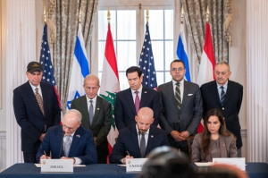Israel and Lebanon Agree a Pathway to Peace